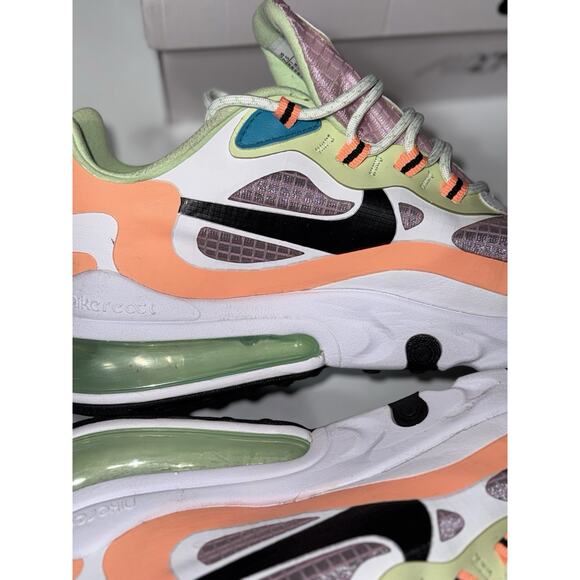 Nike Air Max 270 React SE Arctic Pink Black Women’s Size 7.5 Sneakers CJ0620-600 - Picture 7 of 15